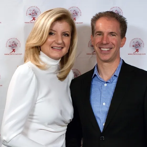 David Lee Jensen with Arianna Huffington